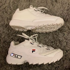 White Fila D-Formation. Women’s size 9.5.